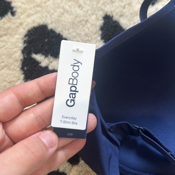NWT Gap Body T-shirt Bra in navy - Picture 9 of 9